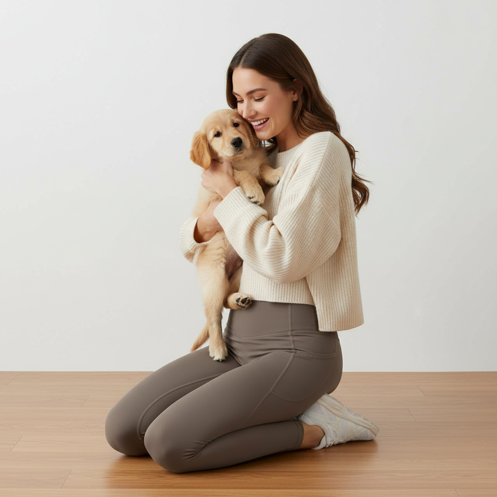 NUGGAL Pet-hair Resistant High-Waist Glute-Lifting Pocket Leggings