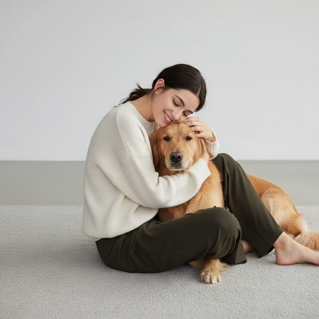 NUGGAL Pet-Hair Resistant Wide-Leg Soft-Touch Yoga & Commuter Pants