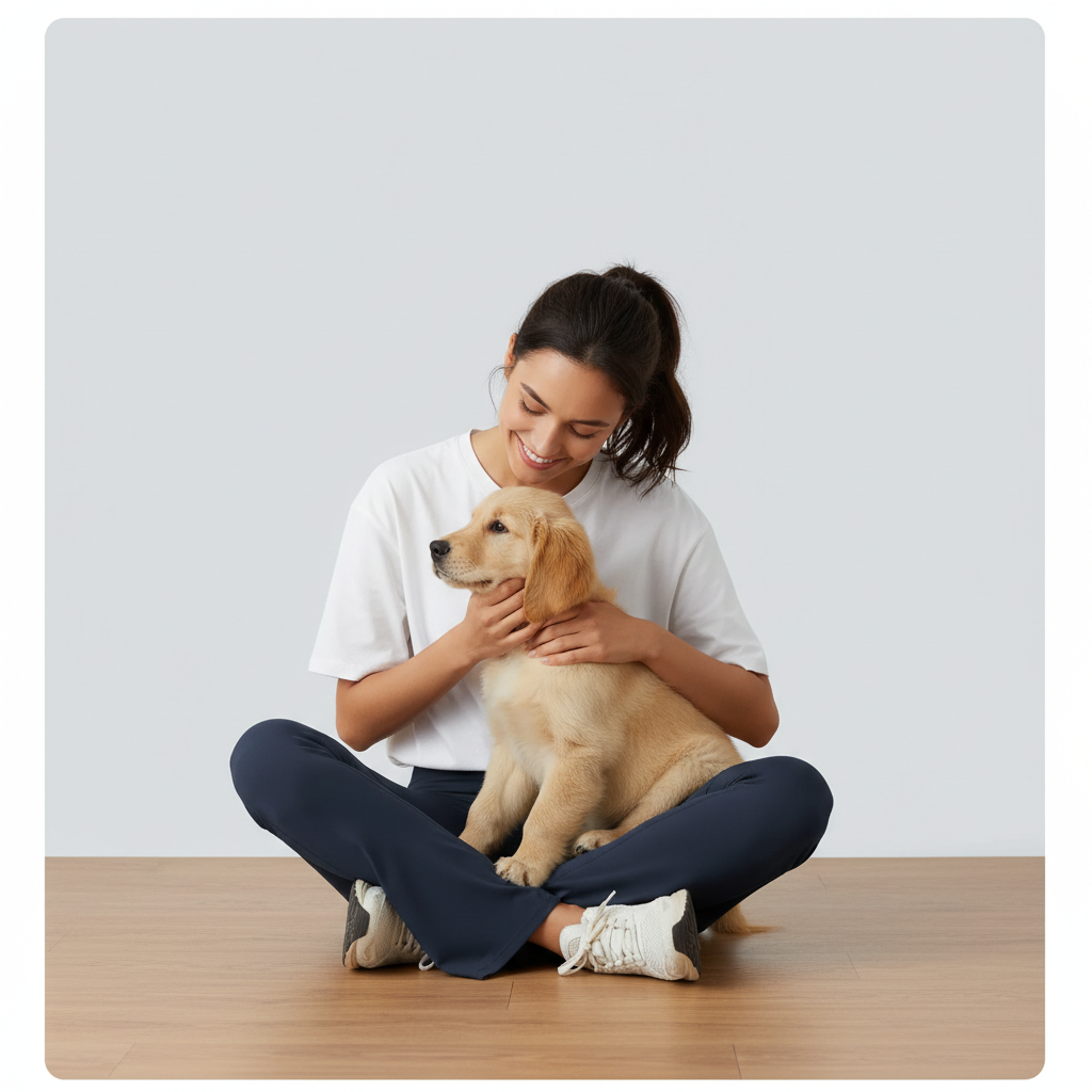 NUGGAL Pet Hair Resistant Flare Leggings with Pockets